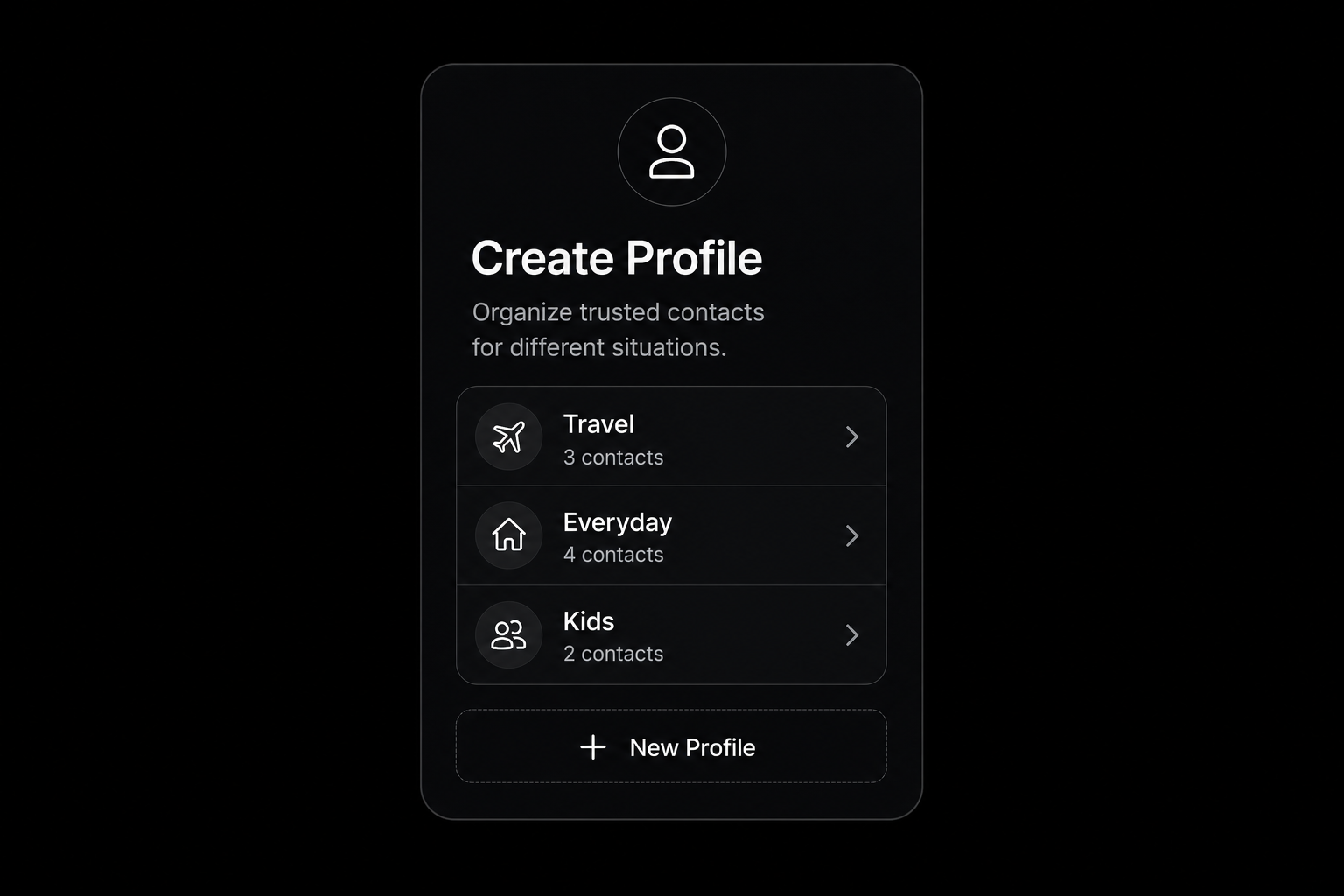 Create Profile