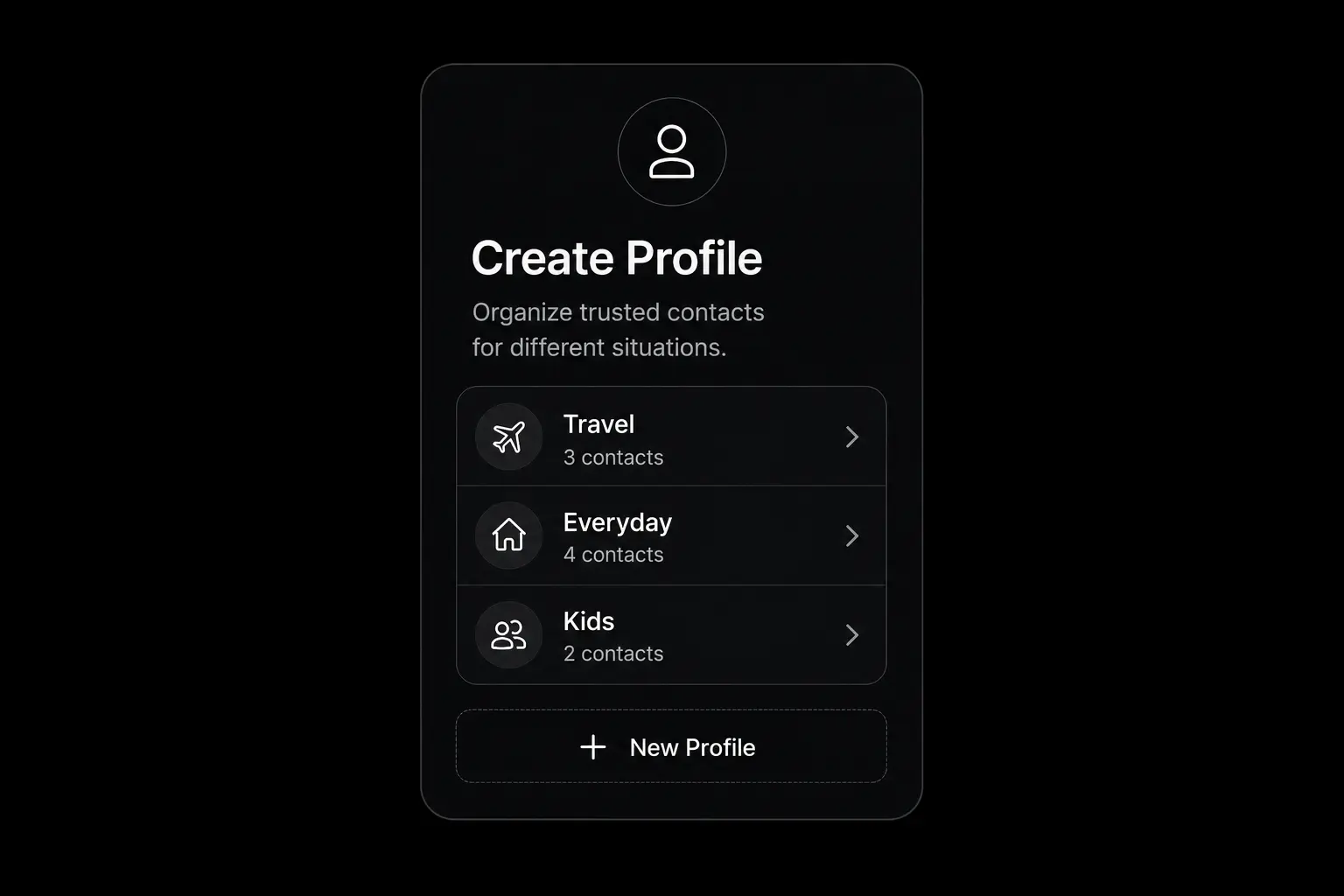Create Profile